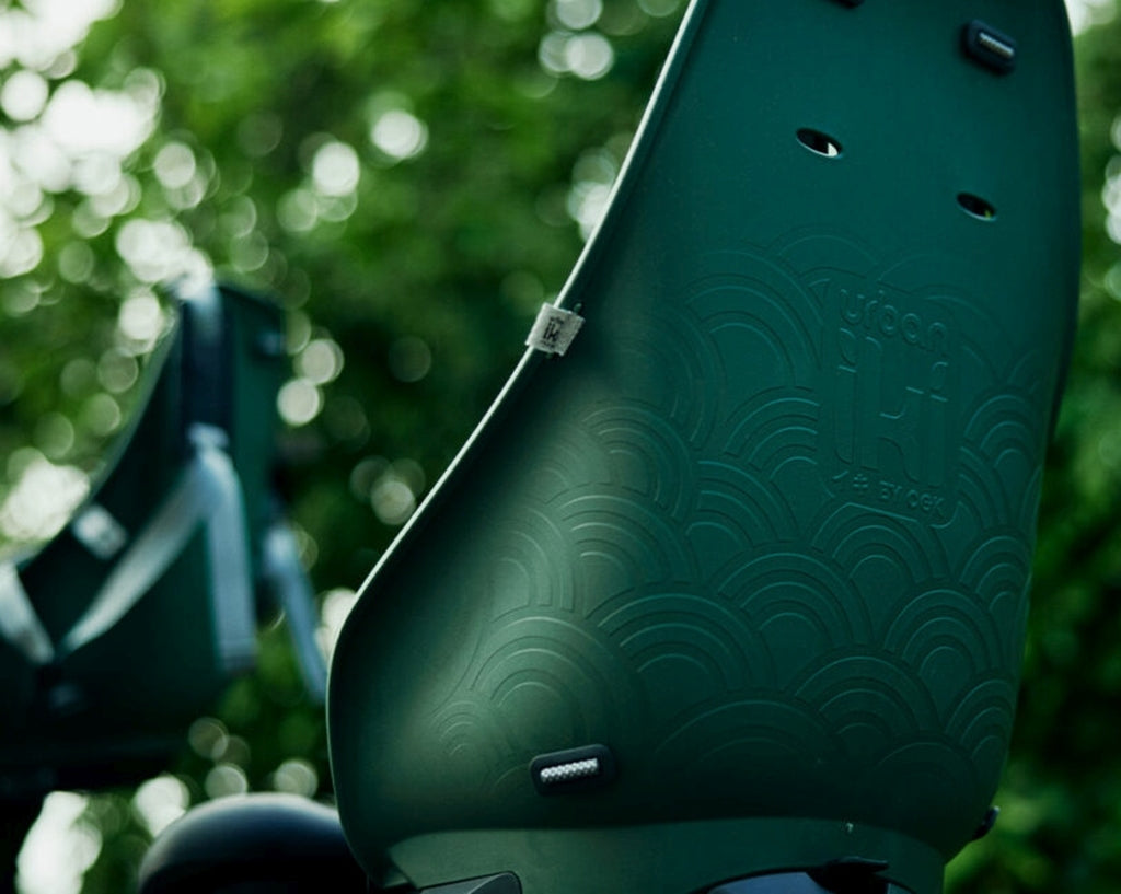 Achterzitje Urban Iki BIO - Dragerbevestiging Mosu Green/Bincho Black Achterzitje Urban Iki BIO - Dragerbevestiging Mosu Green/Bincho Black